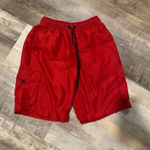Tesla Men’s Red Cargo Shorts size XSmall